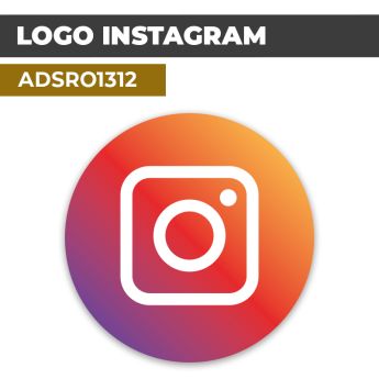 Autocollant | INSTAGRAM Couleur | Format Rond