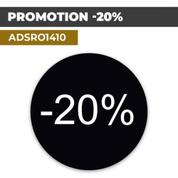Autocollant | PROMO -20% Fond noir | Format Rond