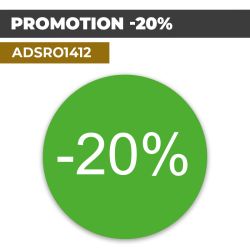 Autocollant | PROMO -20% Fond vert | Format Rond