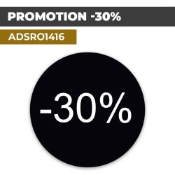 Autocollant | PROMO -30% Fond noir | Format Rond