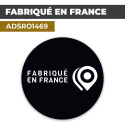 Autocollant | FABRIQUÉ EN FRANCE | Format Rond
