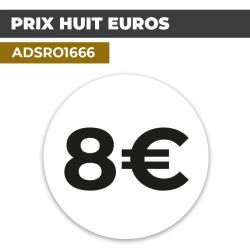 Autocollant PRIX 8€ | Prix et Tarification