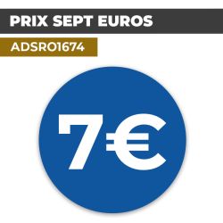 Autocollant PRIX 7€ | Prix et Tarification