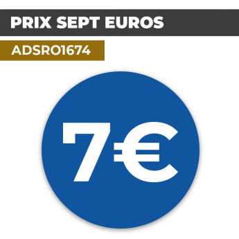 Autocollant PRIX 7€ | Prix et Tarification