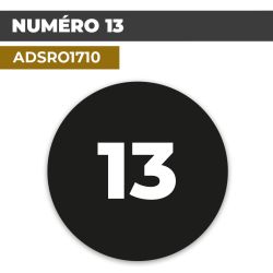 Autocollant NUMÉRO 13 | Chiffres et Nombres