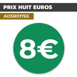 Autocollant PRIX 8€ | Prix et Tarification