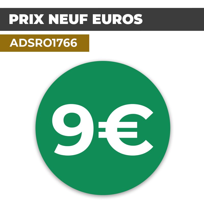 Autocollant PRIX 9€ | Prix et Tarification