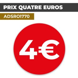 Autocollant PRIX 4€ | Prix et Tarification