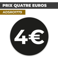 Autocollant PRIX 4€ | Prix et Tarification