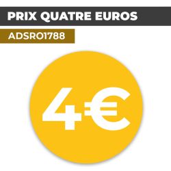 Autocollant PRIX 4€ | Prix et Tarification