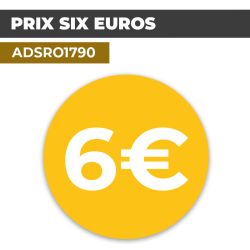 Autocollant PRIX 6€ | Prix et Tarification