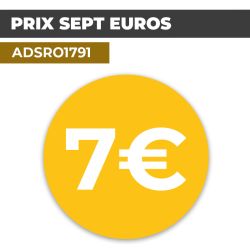 Autocollant PRIX 7€ | Prix et Tarification