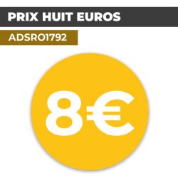 Autocollant PRIX 8€ | Prix et Tarification
