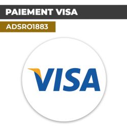 Autocollant PAIEMENT VISA | Moyens de paiement