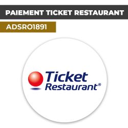 Autocollant PAIEMENT TICKET RESTAURANT | Moyens de paiement