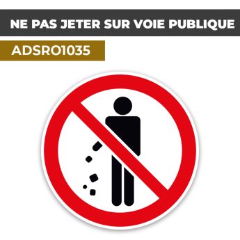 Autocollant | NE PAS JETER | Format Rond