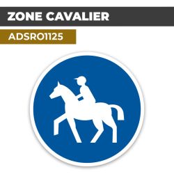 Autocollant | CAVALIERS | Format Rond