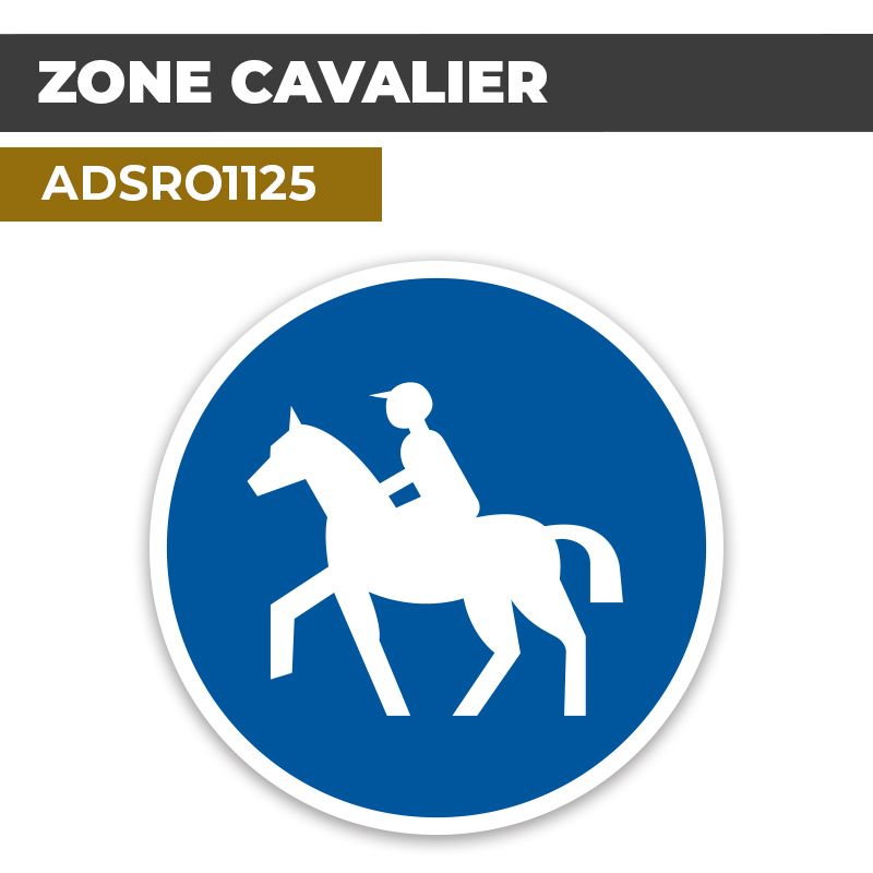 Autocollant | CAVALIERS | Format Rond