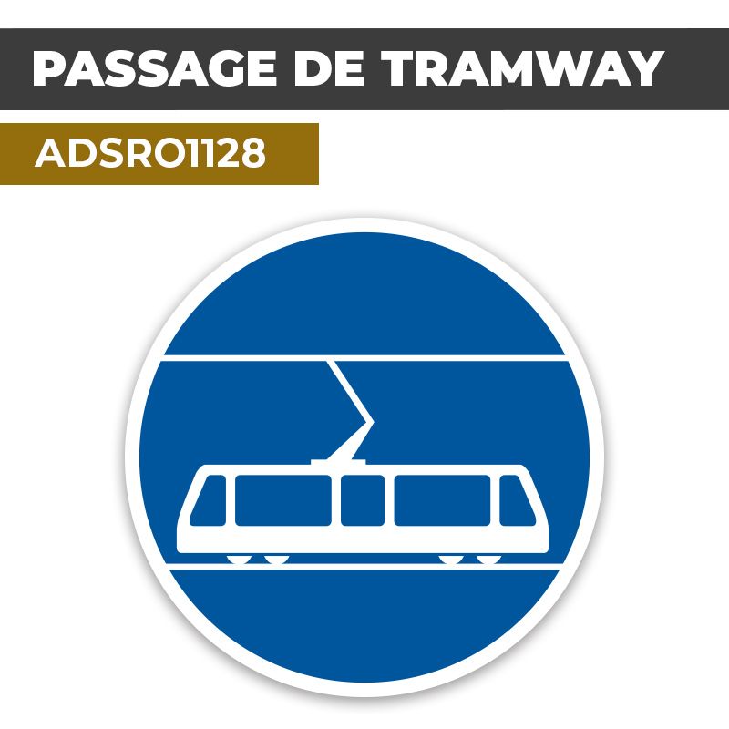 Autocollant | TRAMWAYS | Format Rond