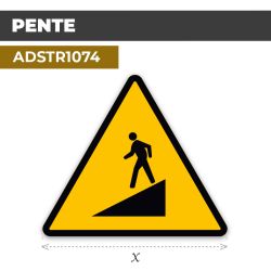 Autocollant | PENTE | Format Triangle