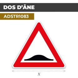 Autocollant | DOS D'ANE | Format Triangle
