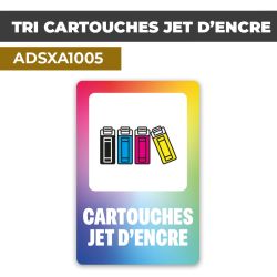 Autocollant TRI CARTOUCHES JET D'ENCRE | Tri Sélectif et Recyclage
