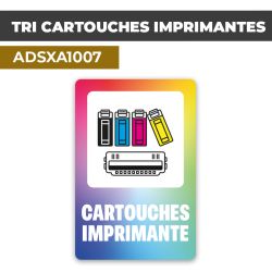 Autocollant TRI CARTOUCHES IMPRIMANTES | Tri Sélectif et Recyclage