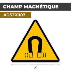 Autocollant | CHAMP MAGNÉTIQUE | Prudence
