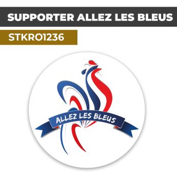 Sticker | SUPPORTER ALLEZ LES BLEUS | Sport