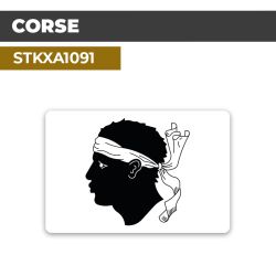 Sticker CORSE | Drapeaux Pays