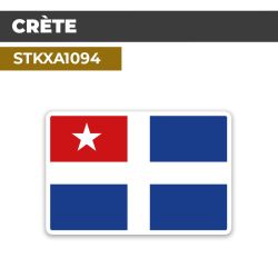 Sticker CRÈTE | Drapeaux Pays