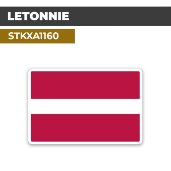Sticker LETTONIE | Drapeaux Pays