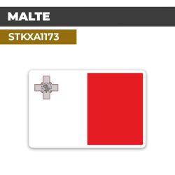 Sticker MALTE | Drapeaux Pays