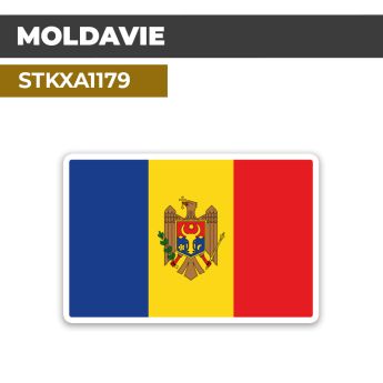 Sticker MOLDAVIE | Drapeaux Pays