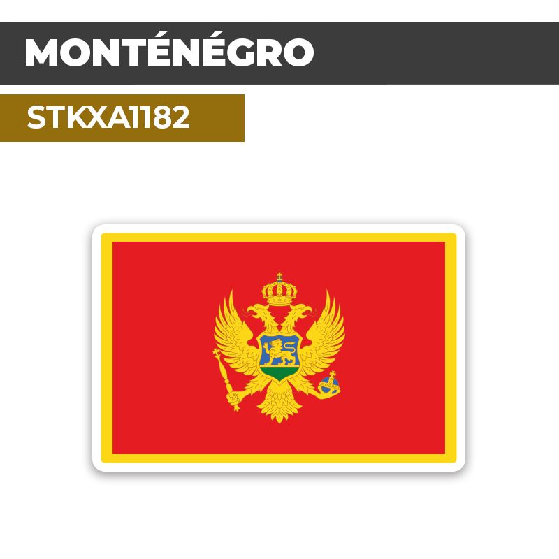 Sticker MONTÉNÉGRO | Drapeaux Pays