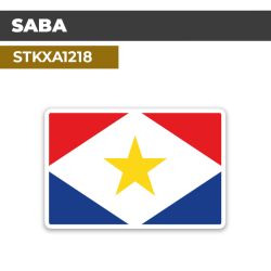Sticker SABA | Drapeaux Pays