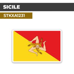 Sticker SICILE | Drapeaux Pays
