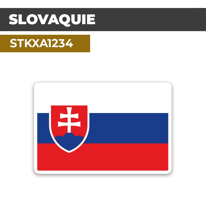 Sticker SLOVAQUIE | Drapeaux Pays