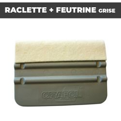 RACLETTE DE MAROUFLAGE GRISE | Avec Feutrine | Accessoires pour adhésif