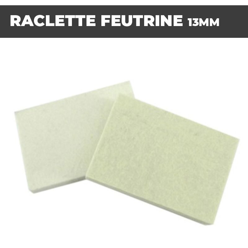 RACLETTE DE MAROUFLAGE EN FEUTRINE 13MM | Accessoires pour adhésif