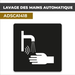 Autocollant | LAVAGE DES MAINS AUTOMATIQUE | Hygiène et Sanitaires