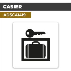 Autocollant | CASIER | Vestiaires