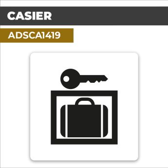 Autocollant | CASIER | Vestiaires