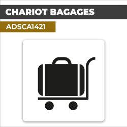 Autocollant | CHARIOT BAGAGES | Transport de tourisme