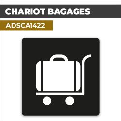 Autocollant | CHARIOT BAGAGES | Transport de tourisme