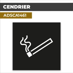 Autocollant | CENDRIER | Espace fumeur
