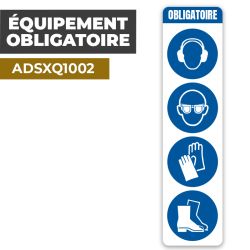 Autocollant | ÉQUIPEMENT OBLIGATOIRE | EPI