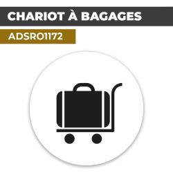Autocollant CHARIOT À BAGAGES | Transport et tourisme
