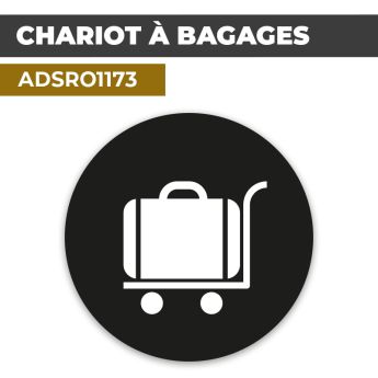 Autocollant CHARIOT À BAGAGES | Transport et tourisme