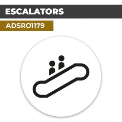 Autocollant ESCALATORS | Accès aux étages